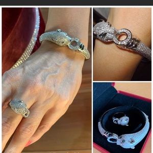 Swarovski Crystal bracelet & ring.